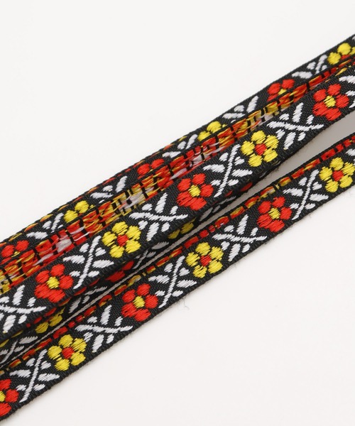 チャイハネ（チャイハネ）の「【チャイハネ】フラワーズセットストリング（その他ヘアアクセサリー・レディース・レッド/オレンジ・FREE）」の6枚目の写真