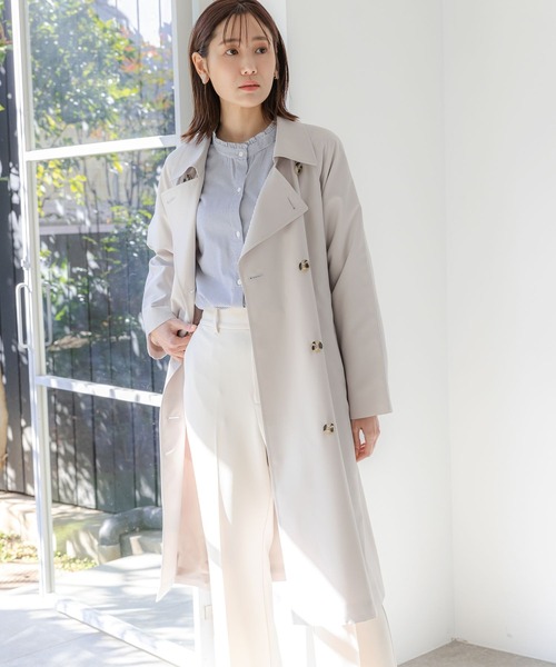 セール】エアかる撥水トレンチ/163785（トレンチコート）｜GLOBAL WORK