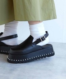 Alley by w closet | 【Alley】厚底パールサボ(サンダル)