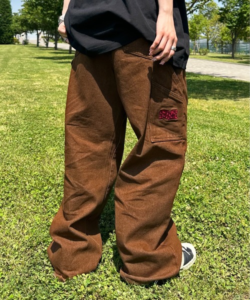 sedacle（セダクル）の「ペインターデニム（デニムパンツ・メンズ・ブラック/カーキ/スモークピンク/マスタード/ブラウン/ライトグリーン・SMALL/MEDIUM/LARGE）」の3枚目の写真