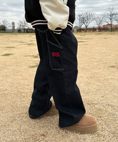 sedacle（セダクル）の「ペインターデニム（デニムパンツ・メンズ・ブラック/カーキ/スモークピンク/マスタード/ブラウン/ライトグリーン・SMALL/MEDIUM/LARGE）」の9枚目の写真