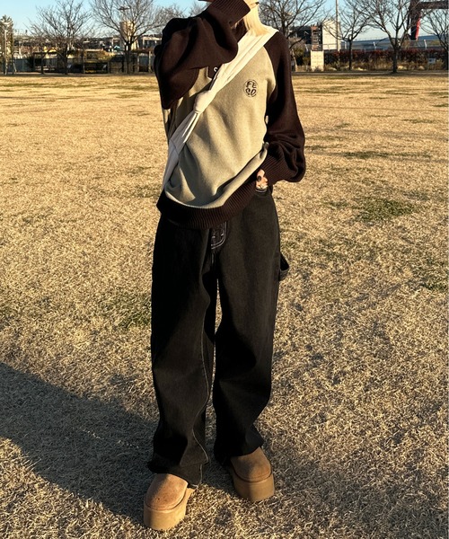 sedacle（セダクル）の「ペインターデニム（デニムパンツ・メンズ・ブラック/カーキ/スモークピンク/マスタード/ブラウン/ライトグリーン・SMALL/MEDIUM/LARGE）」の15枚目の写真