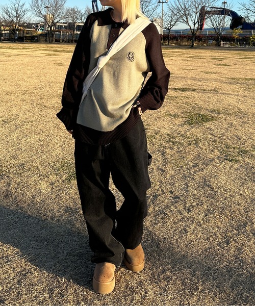 sedacle（セダクル）の「ペインターデニム（デニムパンツ・メンズ・ブラック/カーキ/スモークピンク/マスタード/ブラウン/ライトグリーン・SMALL/MEDIUM/LARGE）」の16枚目の写真