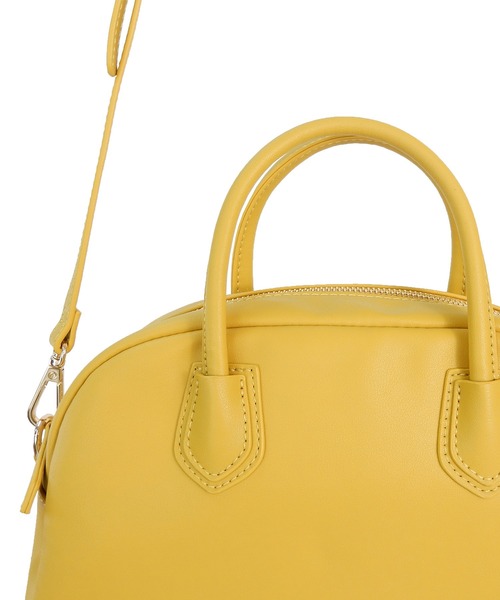 minia（ミニア）の「ミニボストン（ショルダーバッグ・レディース・ガンメタ/ブラック/イエロー/グリーン・FREE）」の13枚目の写真