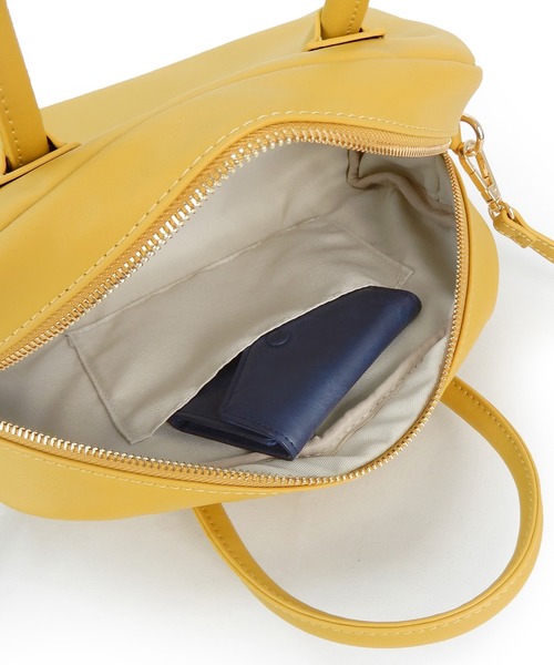 minia（ミニア）の「ミニボストン（ショルダーバッグ・レディース・ガンメタ/ブラック/イエロー/グリーン・FREE）」の12枚目の写真