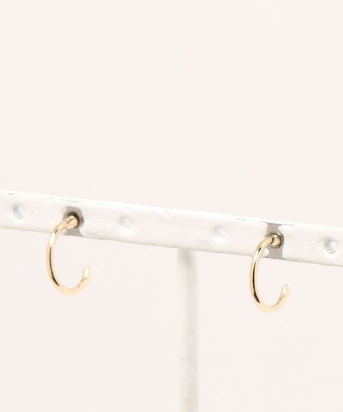 mystic（ミスティック）の「[Eau] thin (pierce)（ピアス（両耳用）・レディース・ゴールド/シルバー・ONE SIZE）」の10枚目の写真