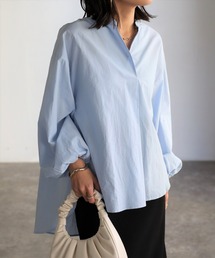 EASEBLUE | バックVギャザーブラウス(シャツ/ブラウス)