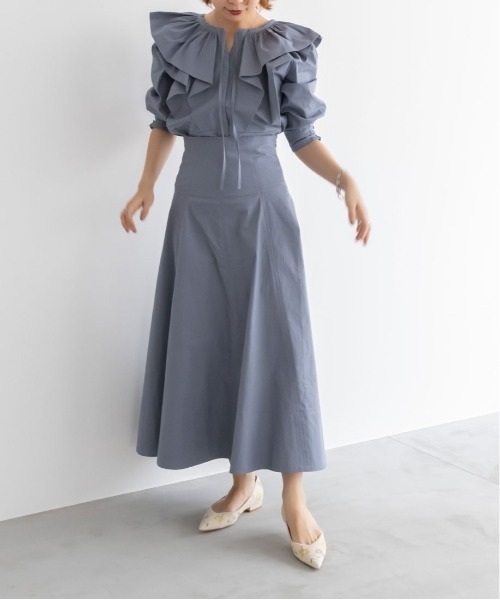 RANDA(ランダ)の「【SUSTAINABLE】刺繍ニットフラットパンプス(パンプス・レディース・アイボリー/ブルー・22.5/23/23.5/24/24.5/22/25.5/25)」の22枚目の写真