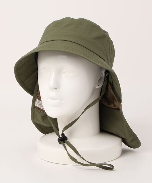 polcadot（ポルカドット）の「SUN SHADE BUCKET HAT／サンシェードバケットハット（ハット・レディース・ベージュ/ブラック/カーキ・FREE）」の6枚目の写真