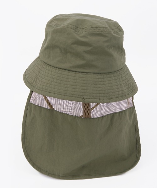 polcadot（ポルカドット）の「SUN SHADE BUCKET HAT／サンシェードバケットハット（ハット・レディース・ベージュ/ブラック/カーキ・FREE）」の10枚目の写真