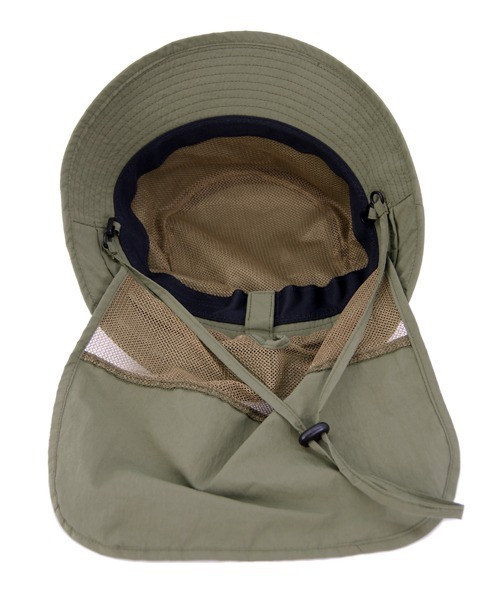 polcadot（ポルカドット）の「SUN SHADE BUCKET HAT／サンシェードバケットハット（ハット・レディース・ベージュ/ブラック/カーキ・FREE）」の11枚目の写真