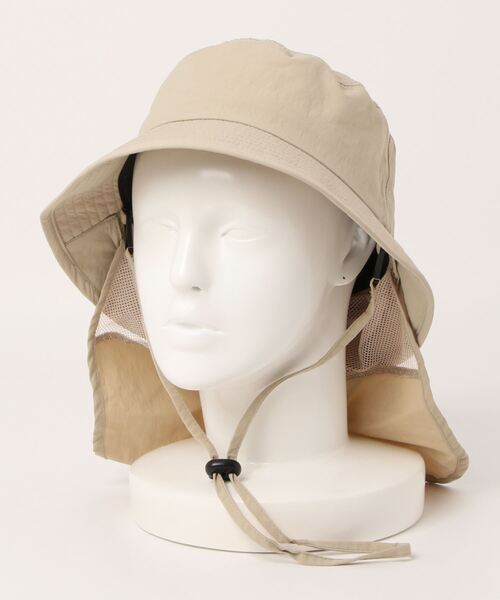 polcadot（ポルカドット）の「SUN SHADE BUCKET HAT／サンシェードバケットハット（ハット・レディース・ベージュ/ブラック/カーキ・FREE）」の21枚目の写真