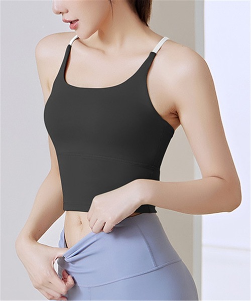 セール】バッククロス ヨガフィットネススポーツブラ アウトドア