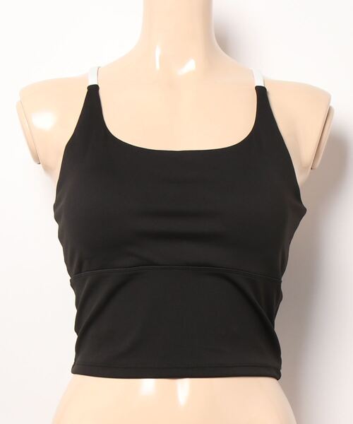 FREE BLUES（フリーブルース）の「バッククロス　ヨガフィットネススポーツブラ アウトドア（スポーツブラ・レディース・ベージュ/ミント/ブラック・M/S/L）」の18枚目の写真