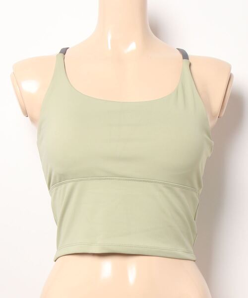 FREE BLUES（フリーブルース）の「バッククロス　ヨガフィットネススポーツブラ アウトドア（スポーツブラ・レディース・ベージュ/ミント/ブラック・M/S/L）」の8枚目の写真