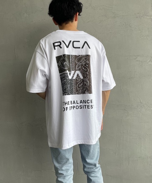 RVCA（ルーカ）の「[RVCA/ルーカ] BANDANA バックプリントTシャツ（Tシャツ/カットソー・レディース・ホワイト/ブラック・M/L/XL）」の16枚目の写真