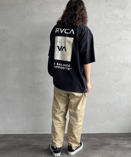 RVCA（ルーカ）の「[RVCA/ルーカ] BANDANA バックプリントTシャツ（Tシャツ/カットソー・レディース・ホワイト/ブラック・M/L/XL）」の20枚目の写真