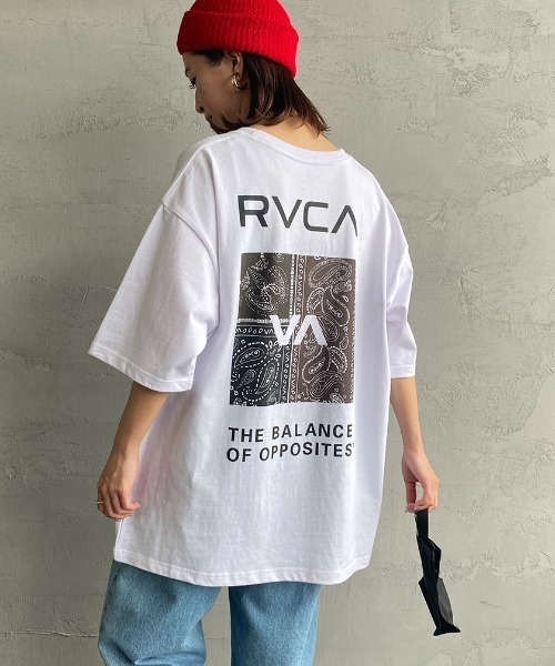 RVCA（ルーカ）の「[RVCA/ルーカ] BANDANA バックプリントTシャツ（Tシャツ/カットソー・レディース・ホワイト/ブラック・M/L/XL）」の15枚目の写真