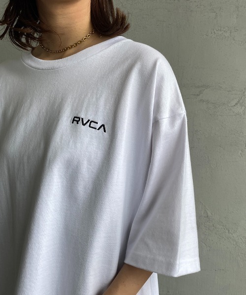 RVCA（ルーカ）の「[RVCA/ルーカ] BANDANA バックプリントTシャツ（Tシャツ/カットソー・レディース・ホワイト/ブラック・M/L/XL）」の4枚目の写真