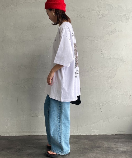 RVCA（ルーカ）の「[RVCA/ルーカ] BANDANA バックプリントTシャツ（Tシャツ/カットソー・レディース・ホワイト/ブラック・M/L/XL）」の22枚目の写真