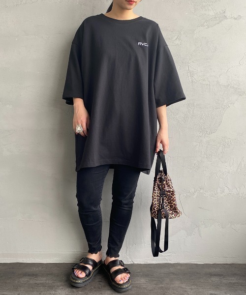 RVCA（ルーカ）の「[RVCA/ルーカ] BANDANA バックプリントTシャツ（Tシャツ/カットソー・レディース・ホワイト/ブラック・M/L/XL）」の18枚目の写真