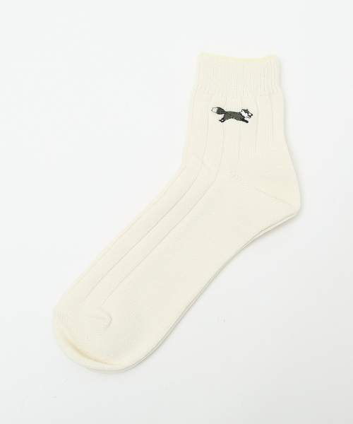 PENNEYS(ぺニーズ)の「PENNEYS / THE FOX MENS SOX(ソックス/靴下・メンズ・ホワイト/グレー/チャコールグレー/ブラック/サックスブルー/レッド/インディゴブルー/イエロー・フリー)」の2枚目の写真