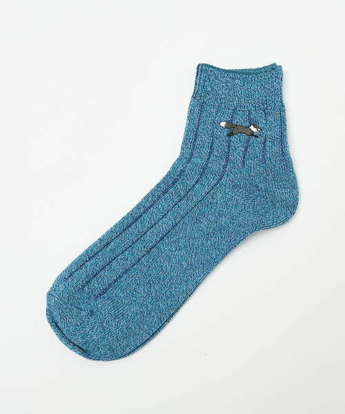 PENNEYS(ぺニーズ)の「PENNEYS / THE FOX MENS SOX(ソックス/靴下・メンズ・ホワイト/グレー/チャコールグレー/ブラック/サックスブルー/レッド/インディゴブルー/イエロー・フリー)」の6枚目の写真