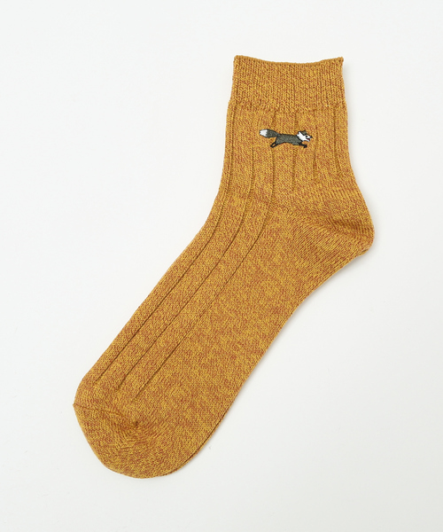 PENNEYS(ぺニーズ)の「PENNEYS / THE FOX MENS SOX(ソックス/靴下・メンズ・ホワイト/グレー/チャコールグレー/ブラック/サックスブルー/レッド/インディゴブルー/イエロー・フリー)」の8枚目の写真