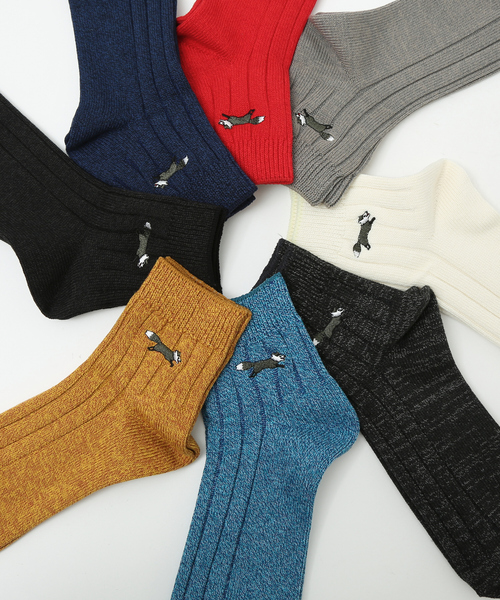 PENNEYS(ぺニーズ)の「PENNEYS / THE FOX MENS SOX(ソックス/靴下・メンズ・ホワイト/グレー/チャコールグレー/ブラック/サックスブルー/レッド/インディゴブルー/イエロー・フリー)」の22枚目の写真
