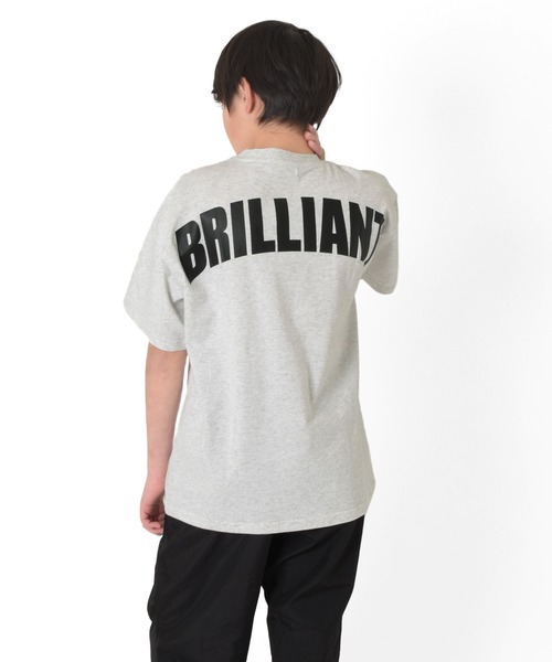 GLAZOS(グラソス)の「【接触冷感】アソートバックロゴ半袖Tシャツ(Tシャツ/カットソー・キッズ・ブラック/ベージュ/ホワイト/オートミール/カーキ/グレー/ブルー・150cm/170cm/130cm/140cm/160cm)」の5枚目の写真