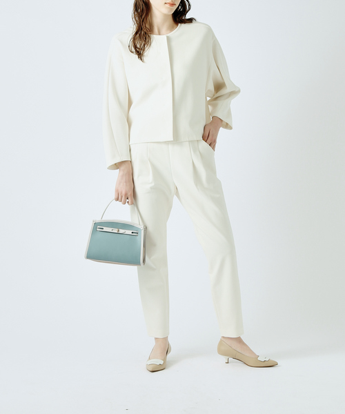 soeur（スール）の「SOEUR/ベルテッド2WAYショルダーミニバッグ（ショルダーバッグ・レディース・ブラック/ベージュ/ライトブルー・フリー）」の4枚目の写真