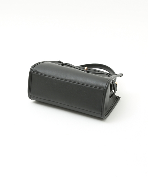 soeur（スール）の「SOEUR/ベルテッド2WAYショルダーミニバッグ（ショルダーバッグ・レディース・ブラック/ベージュ/ライトブルー・フリー）」の7枚目の写真