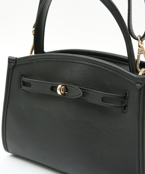 soeur（スール）の「SOEUR/ベルテッド2WAYショルダーミニバッグ（ショルダーバッグ・レディース・ブラック/ベージュ/ライトブルー・フリー）」の9枚目の写真