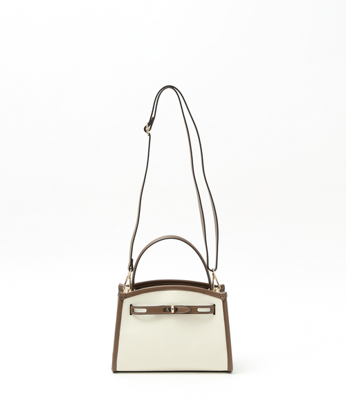 soeur（スール）の「SOEUR/ベルテッド2WAYショルダーミニバッグ（ショルダーバッグ・レディース・ブラック/ベージュ/ライトブルー・フリー）」の13枚目の写真