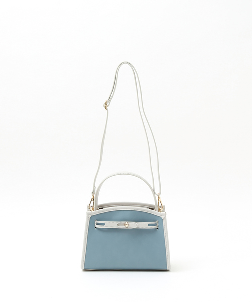 soeur（スール）の「SOEUR/ベルテッド2WAYショルダーミニバッグ（ショルダーバッグ・レディース・ブラック/ベージュ/ライトブルー・フリー）」の17枚目の写真