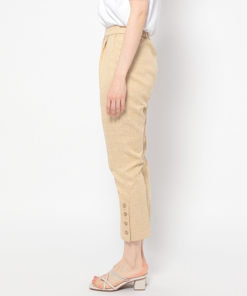 Andemiu(アンデミュウ)の「サマーツイードパンツ187581(スラックス・レディース・イエロー/グレー/ブラウン・MEDIUM/SMALL)」の12枚目の写真