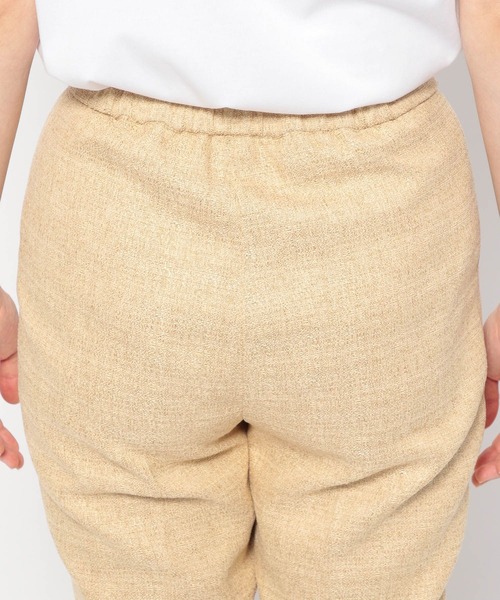 Andemiu(アンデミュウ)の「サマーツイードパンツ187581(スラックス・レディース・イエロー/グレー/ブラウン・MEDIUM/SMALL)」の11枚目の写真
