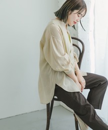 ITEMS URBANRESEARCH | バンドカラーシアービッグシャツ(シャツ/ブラウス)