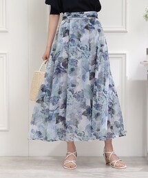 couture brooch | 【新色追加！】オーガンフルールタックベルトスカート(スカート)