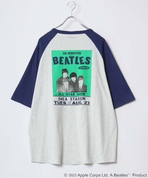 tシャツ 「THE BEATLES/ザ ビートルズ」ラグランスリーブTシャツ / バックプリントTシャツ レディース メンズ The Beatles tシャツ 「THE BEATLES/ザ ビートルズ」ツアー