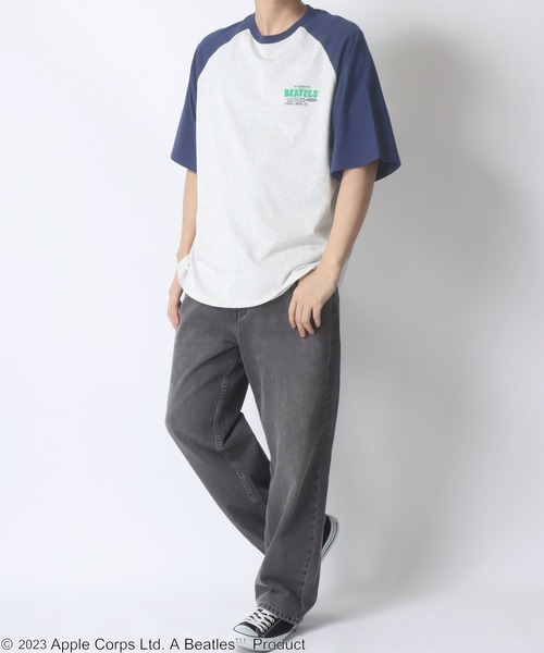 tシャツ 「THE BEATLES/ザ ビートルズ」ラグランスリーブTシャツ / バックプリントTシャツ レディース メンズ The Beatles tシャツ 「THE BEATLES/ザ ビートルズ」ツアー
