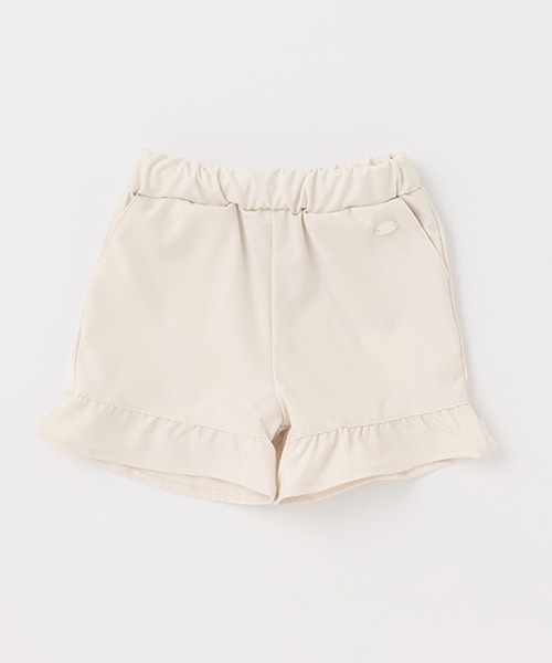 petit main（プティマイン）の「【水陸・吸水速乾】フリルショートパンツ（その他パンツ・キッズ・ラベンダー/ピンク/ネイビー/アイボリー/レッド/グリーン・120cm/130cm/100cm/110cm/80ｃｍ/90cm）」の2枚目の写真