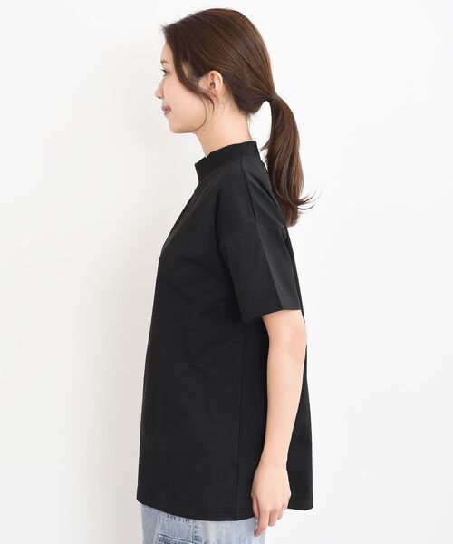 rps（アールピーエス）の「ドライタッチリブネックＴ（Tシャツ/カットソー・レディース・オフホワイト/チャコールグレー/ブラック・フリー）」の21枚目の写真