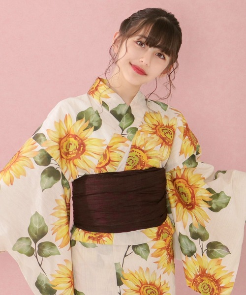 KYOETSU（キョウエツ）の「簡単着付け 浴衣 女の子 子供 セット( 浴衣 + 帯 + 下駄 + 腰紐2本 ) レトロH（浴衣・キッズ・イエロー系その他/ブルー系その他2/ブラック系その他/イエロー系その他2/ホワイト系その他2/レッド系その他/パープル系その他/ブルー系その他/その他13/その他12/その他9/その他10/その他11/その他6/その他2/その他1/その他3/その他5/その他8/その他4/その他7・150/140/130）」の11枚目の写真