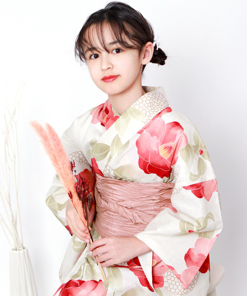 KYOETSU（キョウエツ）の「簡単着付け 浴衣 女の子 子供 セット( 浴衣 + 帯 + 下駄 + 腰紐2本 ) レトロH（浴衣・キッズ・イエロー系その他/ブルー系その他2/ブラック系その他/イエロー系その他2/ホワイト系その他2/レッド系その他/パープル系その他/ブルー系その他/その他13/その他12/その他9/その他10/その他11/その他6/その他2/その他1/その他3/その他5/その他8/その他4/その他7・150/140/130）」の14枚目の写真