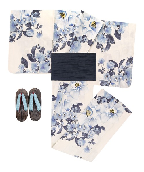 KYOETSU（キョウエツ）の「簡単着付け 浴衣 女の子 子供 セット( 浴衣 + 帯 + 下駄 + 腰紐2本 ) レトロH（浴衣・キッズ・イエロー系その他/ブルー系その他2/ブラック系その他/イエロー系その他2/ホワイト系その他2/レッド系その他/パープル系その他/ブルー系その他/その他13/その他12/その他9/その他10/その他11/その他6/その他2/その他1/その他3/その他5/その他8/その他4/その他7・150/140/130）」の22枚目の写真