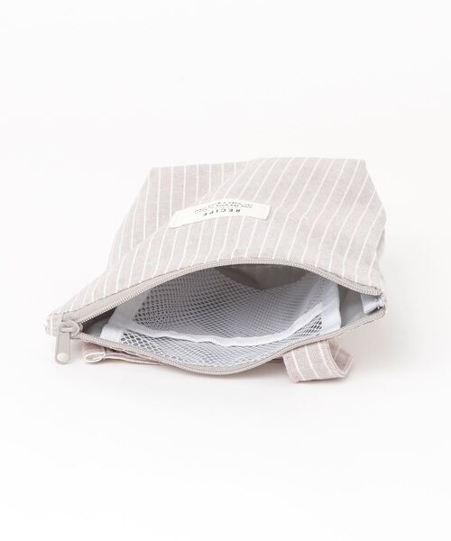 COMMON WARE（コモンウェアー）の「EC:RECIPE MINI COOLER POUCH レシピ保冷ミニポーチ（お弁当箱・レディース・ストライプ/チェック/ブラック/オフホワイト・FREE）」の10枚目の写真