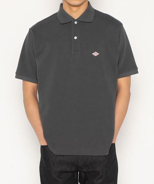 DANTON(ダントン)の「【STORE EXCLUSIVE】MEN'S PIQUE POLO SHIRT(ポロシャツ・メンズ・ネイビー/チャコール/アイボリー・38/40/44/42)」の2枚目の写真