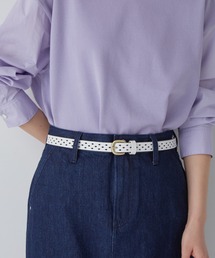 human woman | パンチングレザーベルト(ベルト)