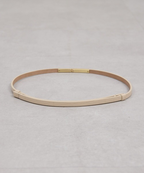 WEB限定カラーあり】スティックナローベルト（ベルト